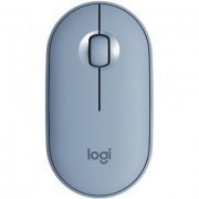 Logitech Mouse Sem Fio Pebble M350 Azul Conexão via B