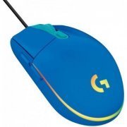 Logitech mouse gamer G203 Lightsync RGB 8000dpi azul 
