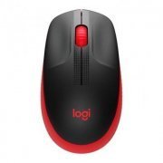 Logitech Mouse M190 Wireless Vermelho 1000DPI