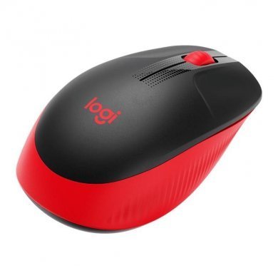 Logitech Mouse M190 Wireless Vermelho