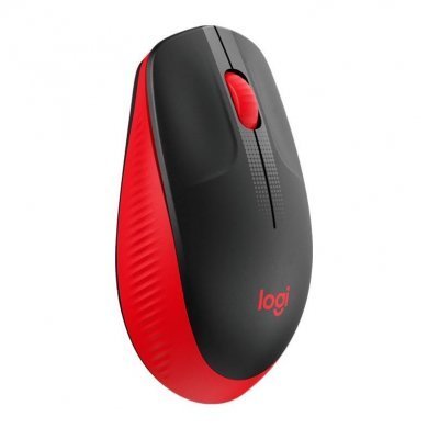 Logitech Mouse M190 Wireless Vermelho