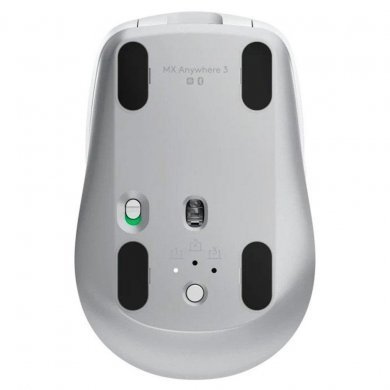 Logitech mouse óptico sem fio Anywhere MX 3 Cinza