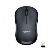 LOGITECH MOUSE SEM FIO SILENT M220 PRETO USB DESIGN AMBIDESTRO 1000 DPI 2.4GHZ