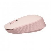 Logitech mouse sem fio M170 2.4GHz rosa alcance 10 me