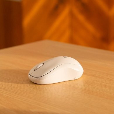 Logitech mouse sem fio M240 Silent Branco USB