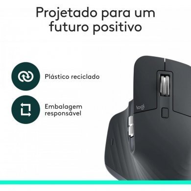 Logitech mouse MX Master 3S bluetooth edition grafite