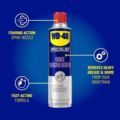 911909 WD-40 Spray desengraxante Bike Specialist 285ml