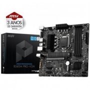 MSI Placa Mãe B560M PRO-VDH LGA1200 4x DDR4 2x M.2, PCIe 4.0, HDMI/VGA/DisplayPort
