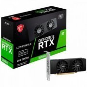 MSI Geforce Placa de vídeo RTX 3050 low profile 6G GDDR6 96 bits PCI Express 4.0 DisplayPort/HDMI/DVI