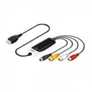 Gravador de Audio e Video COMTAC USB 2.0 Possui controle de brilho, contraste, matiz e saturação, Plug & Play,