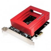 Controladora COMTAC 2x SATA III PCI-e x1 Com baia para 2 HDs ou SSD de 2.5, Suporta RAID 0 e 1