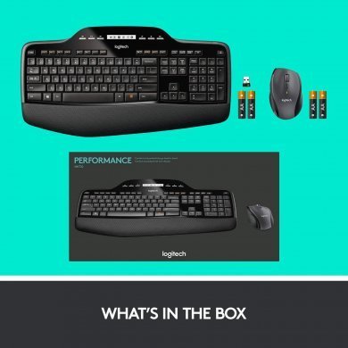 Kit Mouse e Teclado Wireless Logitech MK710