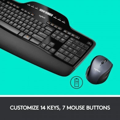 Kit Mouse e Teclado Wireless Logitech MK710