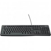 Teclado Logitech K120 USB ABNT2 com Ç tipo membrana, com fio, confiável e durável