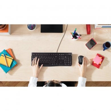 Teclado Logitech K120 USB ABNT2 com Ç