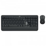 Logitech Teclado Mouse MK540 Advanced Sem Fio Multimídia Tecnologia Unifying Cinza ABNT2
