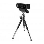Logitech Webcam USB C922 Vidro Full HD 1080p Foco automatico Microfone Estéreo Cabo 1.5 Metros Cor: Preto