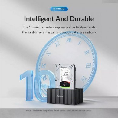 9628C3-C Orico Dock Station 2 baias SATA 2.5/3.5 USB tipo C