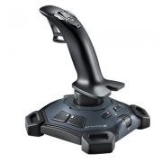 Joystick Logitech Attack 3 Interface USB, 11 Botões Programáveis e um Gatilho de Disparo Rápido, Ajusta-se à M