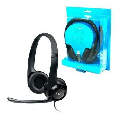Logitech headset com microfone H390