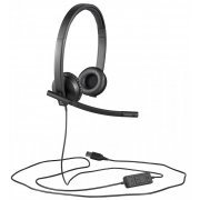Logitech H570E USB stereo headset com controle de mud