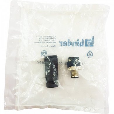 Conector macho M12 4T 6.0 e 8.0mm não blindado