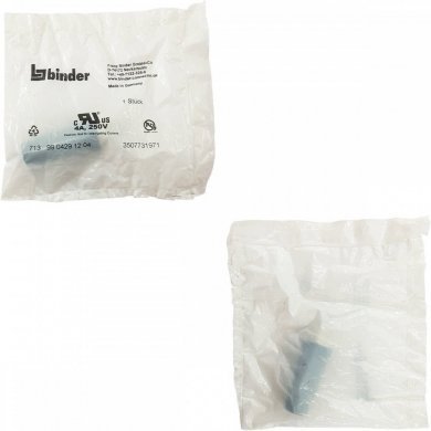 9904291204 Conector macho M12 4T 4A 250V 6 e 8mm não blindado