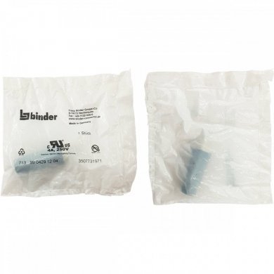 9904291204 Conector macho M12 4T 4A 250V 6 e 8mm não blindado