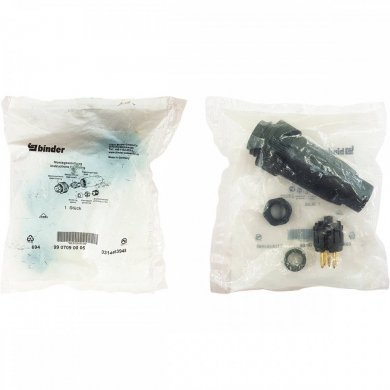 9907090005 Conector M12 macho 4+PE RD30