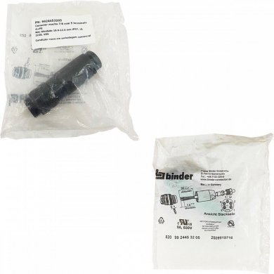 Conector macho 7/8 com 5 terminais 4+PE