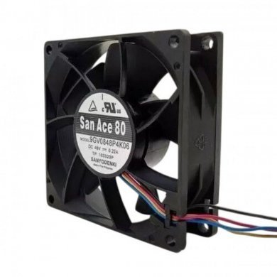 9GV0848P4K06 Sanyo Denki Cooler Fan 48V 0.22A 80x80x38 4 fios