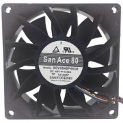 Sanyo Denki Cooler Fan 48V 0.22A 80x80x38 4 fios 