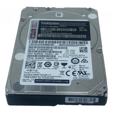 =7XB7A00069 Lenovo HD SAS 2.4TB 10K 12GB/s SFF 2.5 polegadas