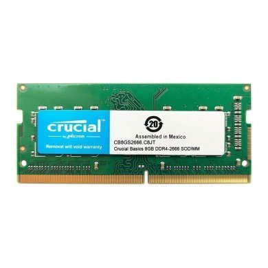  CB8GS2666 Crucial memoria  notebook DDR4 8GB 2666Mhz CL19