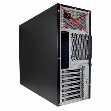=CSE-732I-500B Chassis Server Supermicro Torre ATX sem fonte