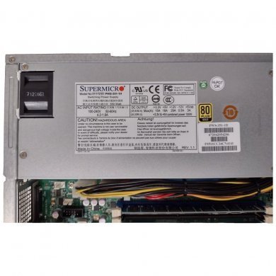 =CSE-811L-350B SUPERMICRO SERVIDOR RACK 1U XEON E3-1220 v3