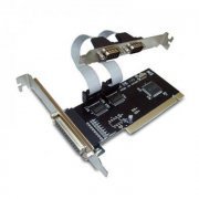 Flexport placa PCI 1x Paralela 2x Serial 2 portas seriais RS232 DB9M 1 paralela DB25F