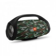 JBL caixa de som Boombox camo 60W prova d água com bluetooth bateria recarregável conexão micro USB e entrada 
