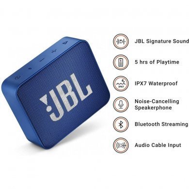 JBL caixa de som bluetooth 4.1 GO2 azul 3W