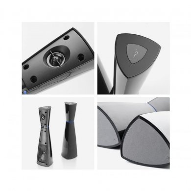 =M3200 Edifier caixa de som 2.1 M3200 34W preta e azul