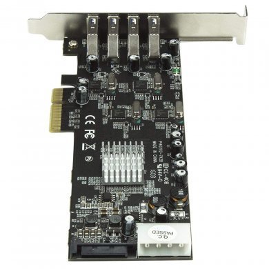 =PEXUSB3S44V Startech Placa USB 3.0 4 Portas PCI-E x4 perfil alto
