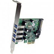 Placa PCI-E 4x USB 3.0 Startech SuperSpeed (somente perfil alto - não acompanha adaptador low profile/perfil b