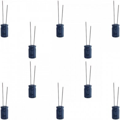  UVZ1C102MPD-KIT10 Capacitor eletrolitico Nichicon 1000uF 16V (Kit 10)