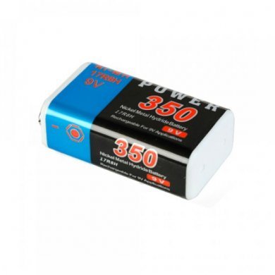 Kit Carregador + 4 Baterias 9V Ni-MH