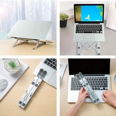Suporte dobravel de aluminio para notebook