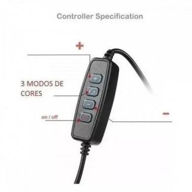 A1171 Ring Light de Led 8 polegadas com tripé de mesa