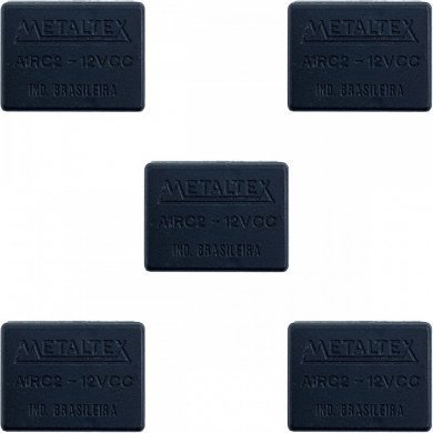 A1RC2-12VCC Relê Metaltex A1RC2 12V 5 terminais (Kit com 5 und)