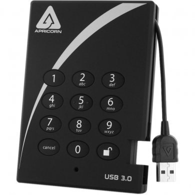 A25-3PL256-1000 Apricorn 1TB 256-bit Hardware Criptografado