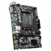 MSI Placa Mãe A320M-A Pro AM4 mATX DDR4 até 64GB PCI Express 3.0 x16, HDMI/DVI-D (sem espelho)