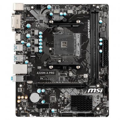 MSI Placa Mãe A320M-A Pro AM4 mATX DDR4 até 64GB